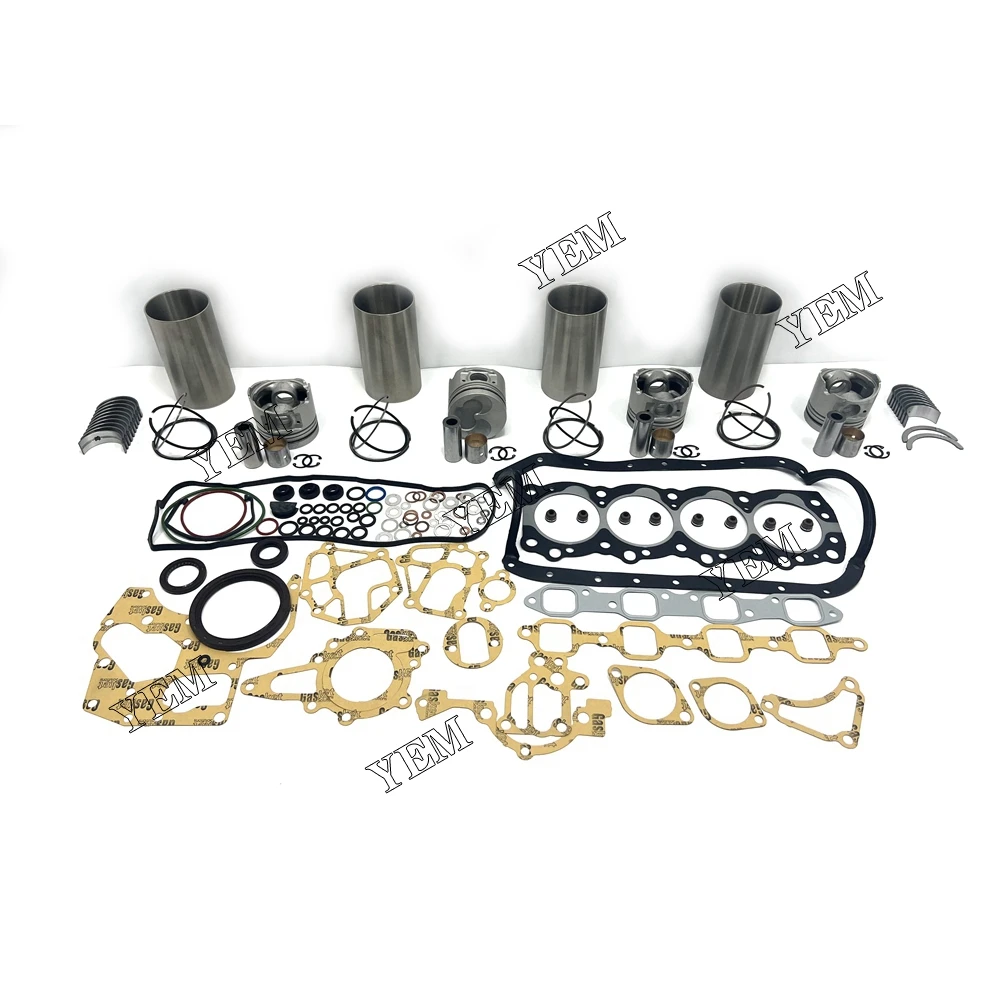 Rebuild Kit With Cylinder Gaskets Piston Rings Liner Bearings Fit for Isuzu 4FG1 Construction Machinery Spare Parts