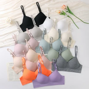 Factory Wholesale Women's Bra Adjustable Beauty Back Seamless Bra Rims-free Girl Underwear.