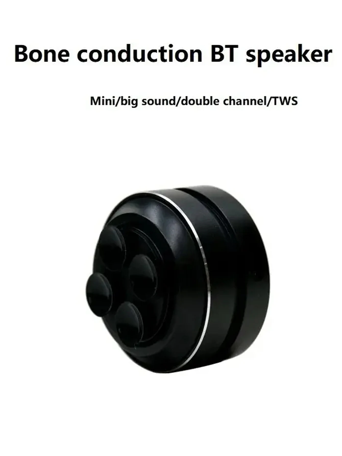 C801骨传导BT振动立体声音频数字无线便携式TWS音箱将任何东西转向扬声器定制标志