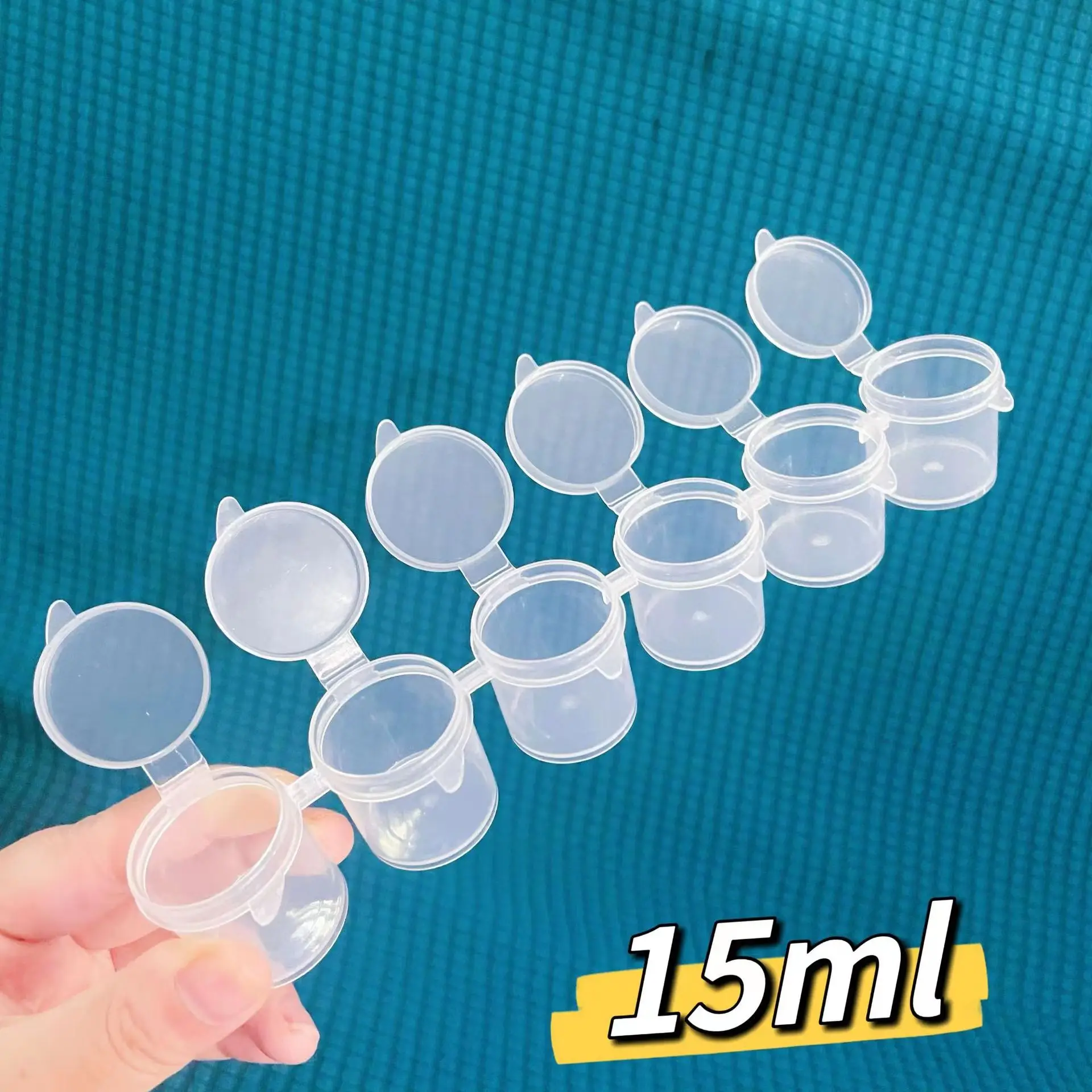 3ml / 5ml 6 Cups/strip Mini Pots Eco Friendly Plastic Empty Paint Pigment  Storage Container Anti-leak Seal Palette Box With Lids - Storage Boxes &  Bins - AliExpress