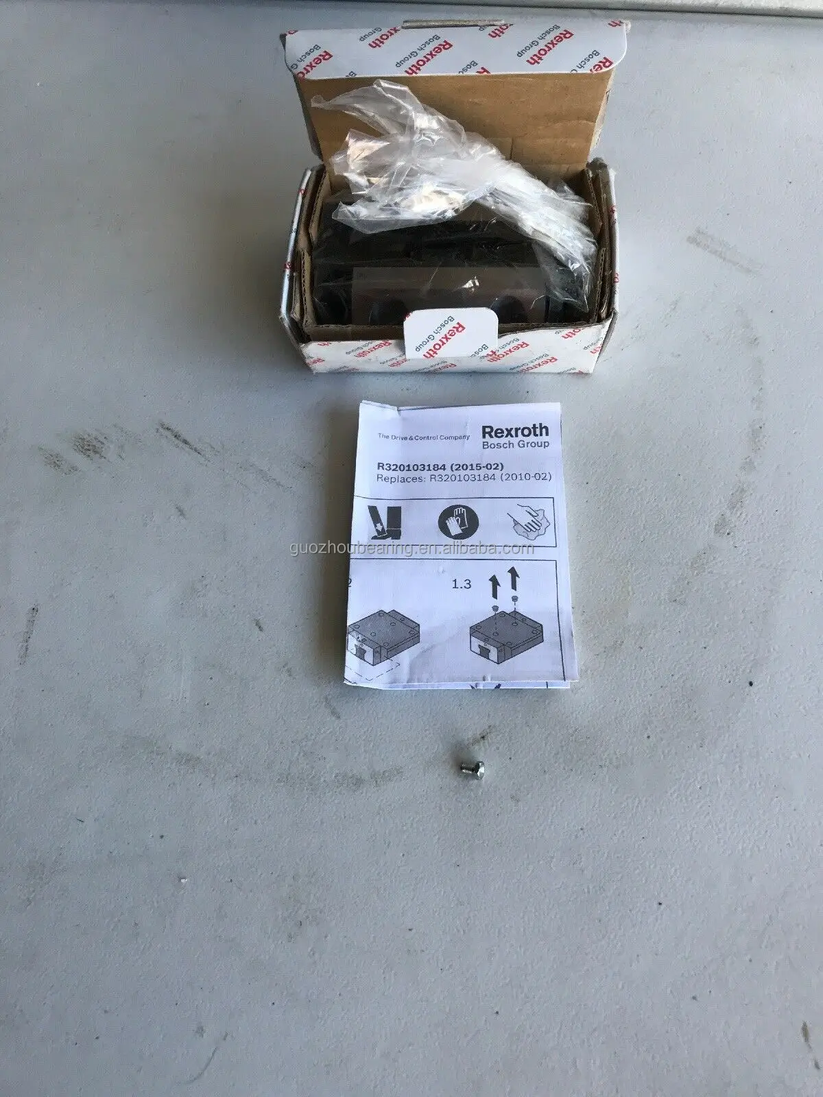 Rexroth Linear Guide Rail Block R165382920 R 165382920 Runner Carriage