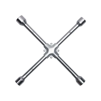 Wholesale Prices 4-Way Cross Wheel Wrench Chrome Plated for Hand Tool Kit Wrench Manufactures