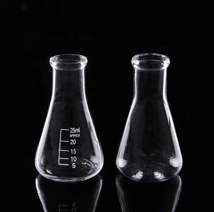 Labs Glassware Wide Neck Erlenmeyer Conical Flask With Spout