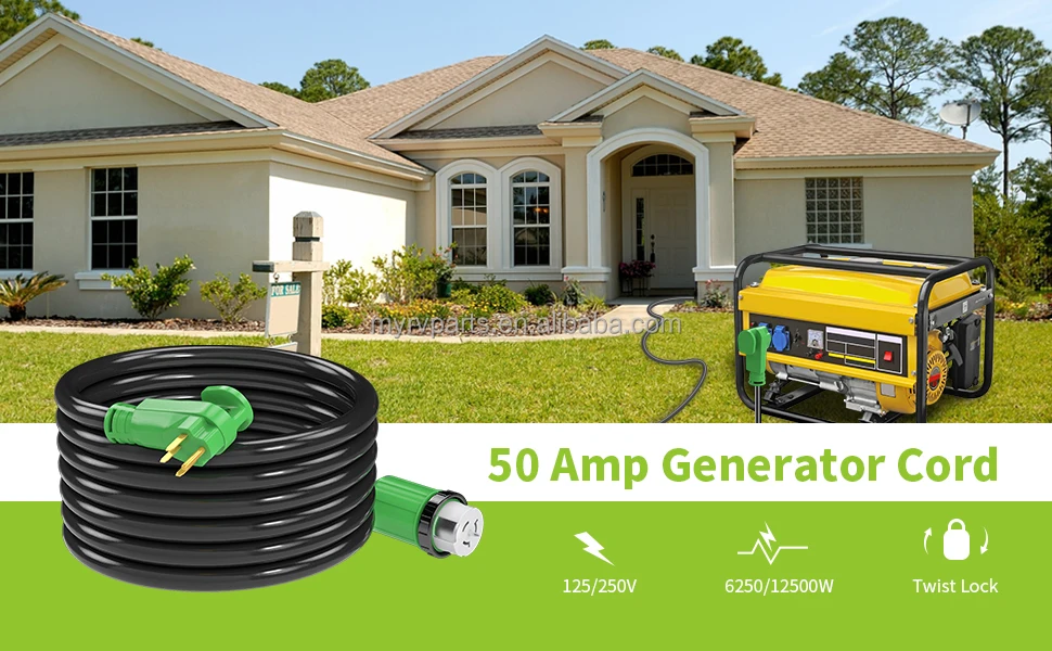 Rv Heavy Duty Power Cord Reel Rv Extension Cord Storage Reel Holds Up