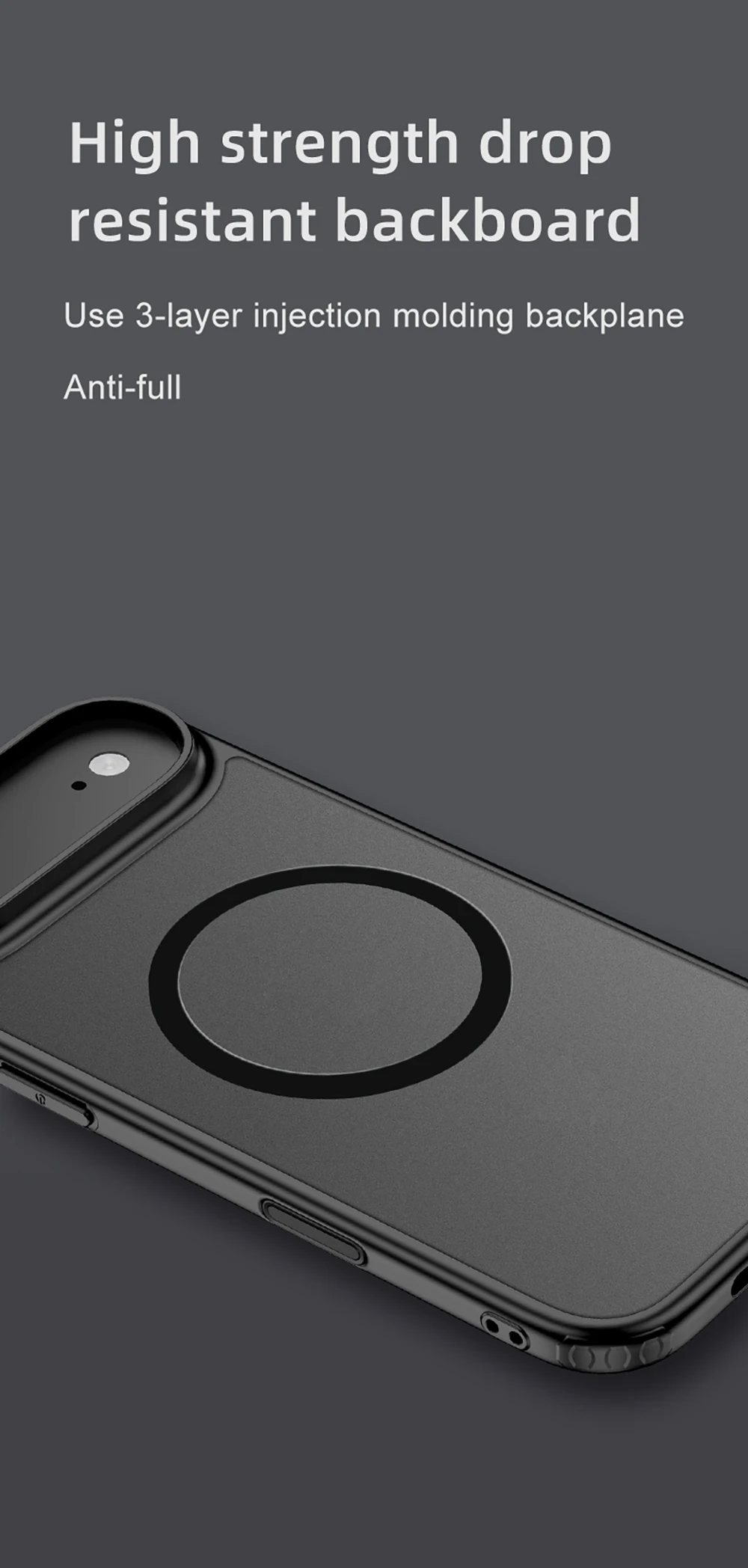 product laudtec magnetic matte phone cases for iphone 17 air 16 15 13 pro max charging luxury cover skin feel shockproof shell sjk1094-8