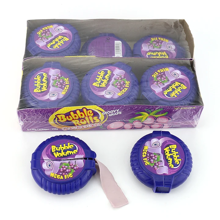 bubble gum roll
