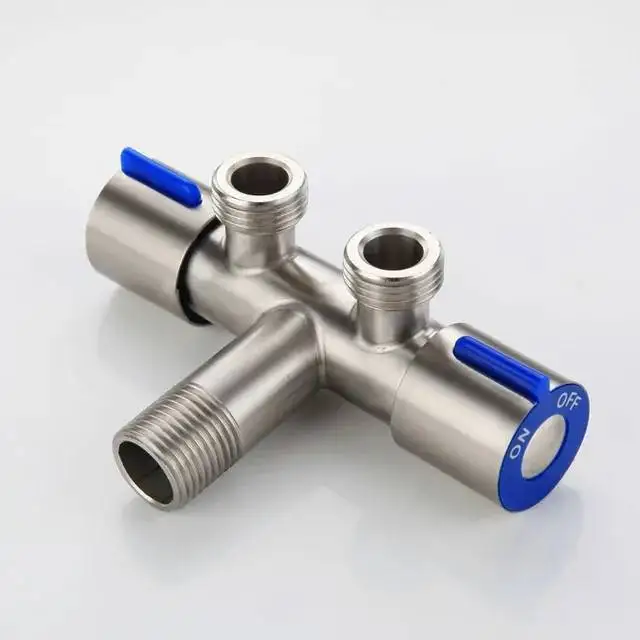 Stainless Steel Faucet Onepointtwo Divider Adapter Washing Machine