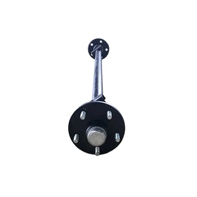 New High Performance Round & Straight Steel Axles 1500kg Small Semi Trailer Idler Hub Axle