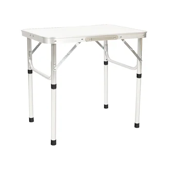 Modern Design Metal and Wood Folding Table Rectangle Outdoor Furniture for Courtyard Banquet Camping Foldable Camping Table
