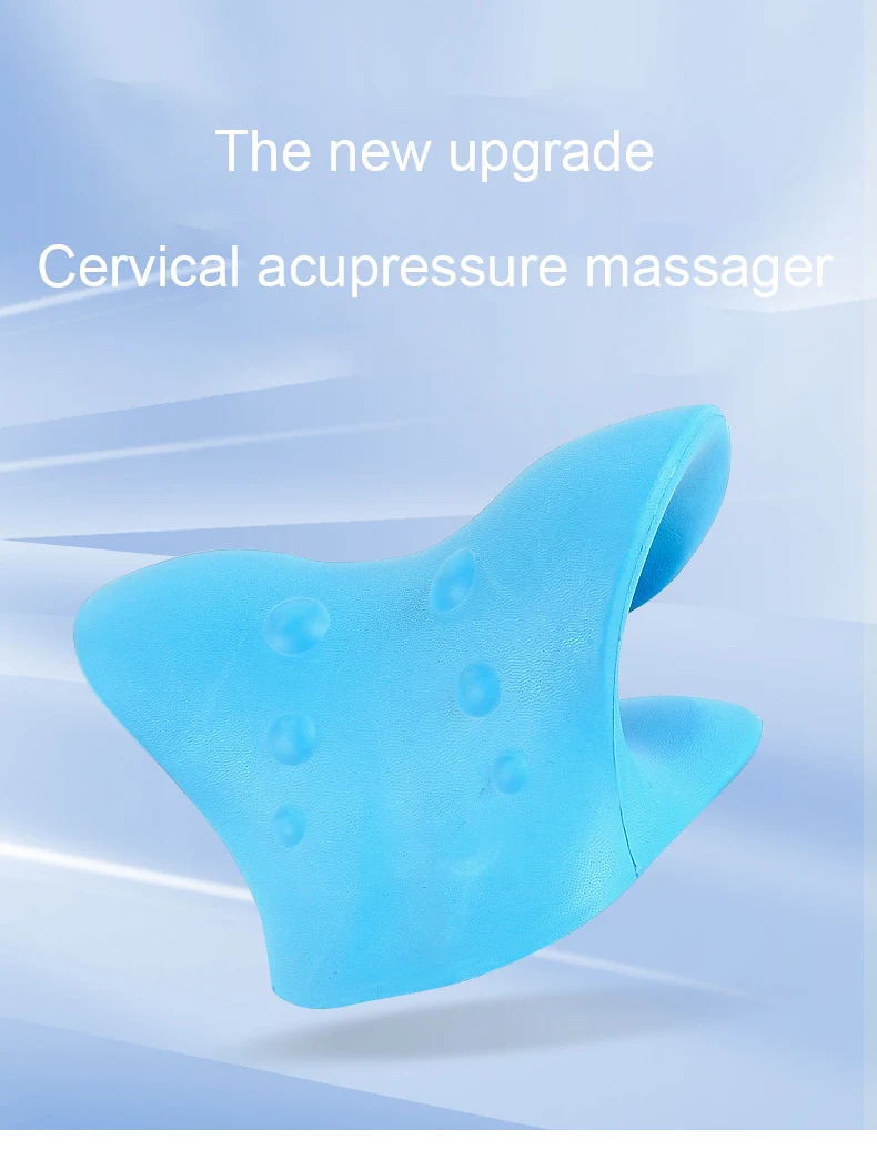 Back Stretcher Pillow Neck Lumbar Support Massager,Heated Neck