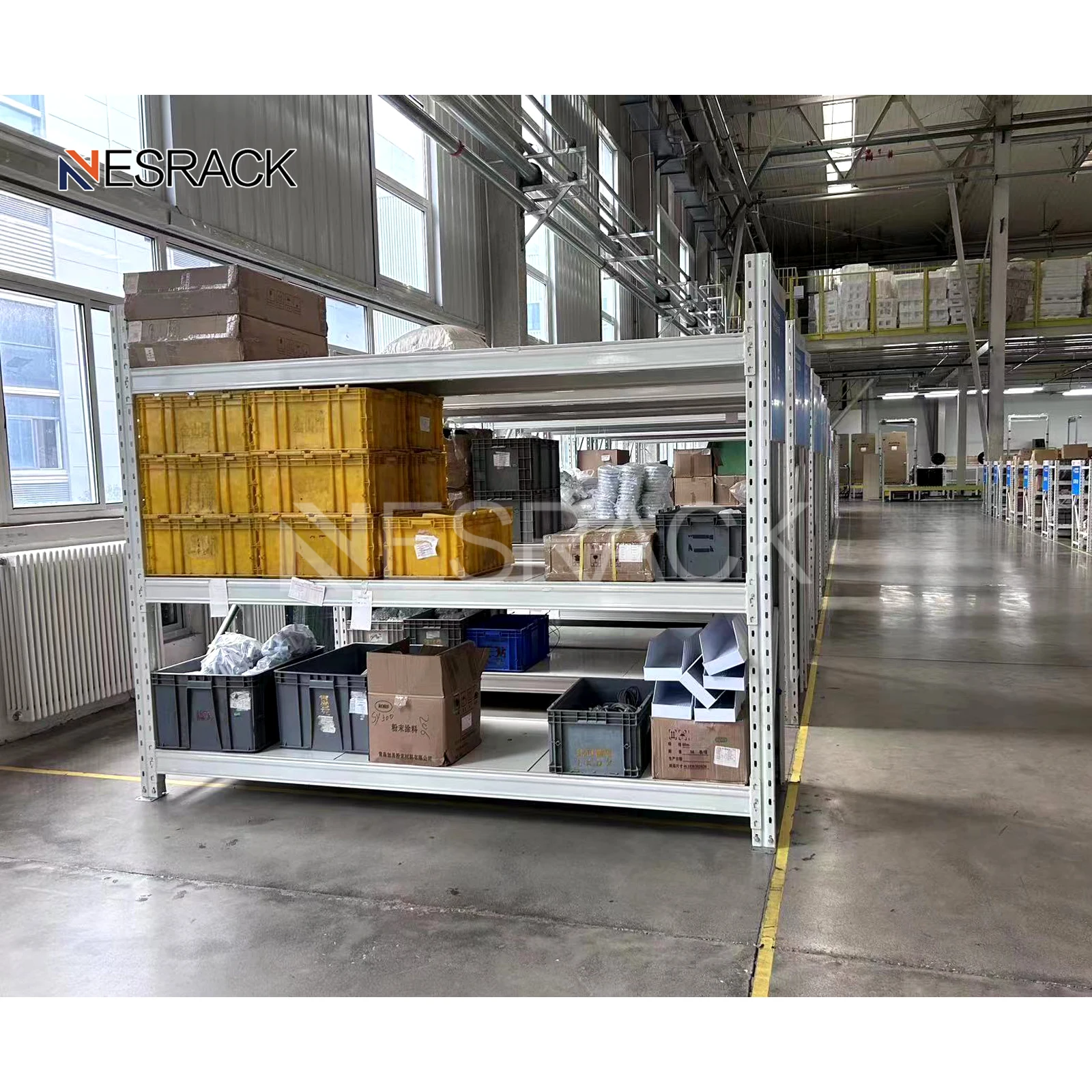 Multi Functional Light Duty Racking Manual Picking Warehouse Shelving Units Storage Rack System