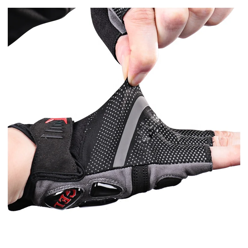Дышащие сетчатые перчатки на полпальца, спортивные перчатки с гелевыми вставками, перчатки для активного отдыха, велоспорта, тренажерного зала, тренировок на пальцах