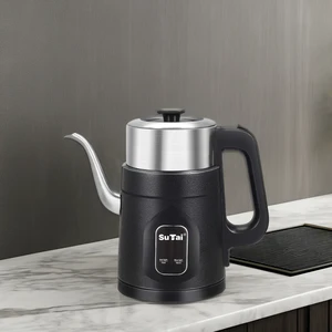 New Design Electric Kettle Tray Set 2 in 1 Tea Kettle Set With Tray Stainless Steel Jug Electric Tea Pot Set