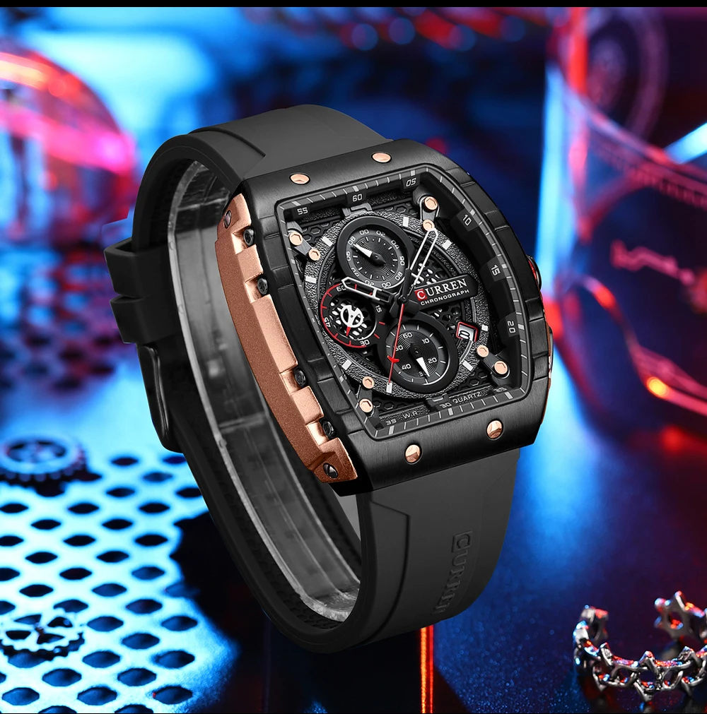 CURREN 8442 Watch - Unique Men's Sports Fashion Timepiece