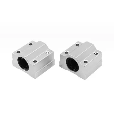 Cnc Aluminium Round Linear Guide Rail Slide Pillow Block Ball Bearings ...