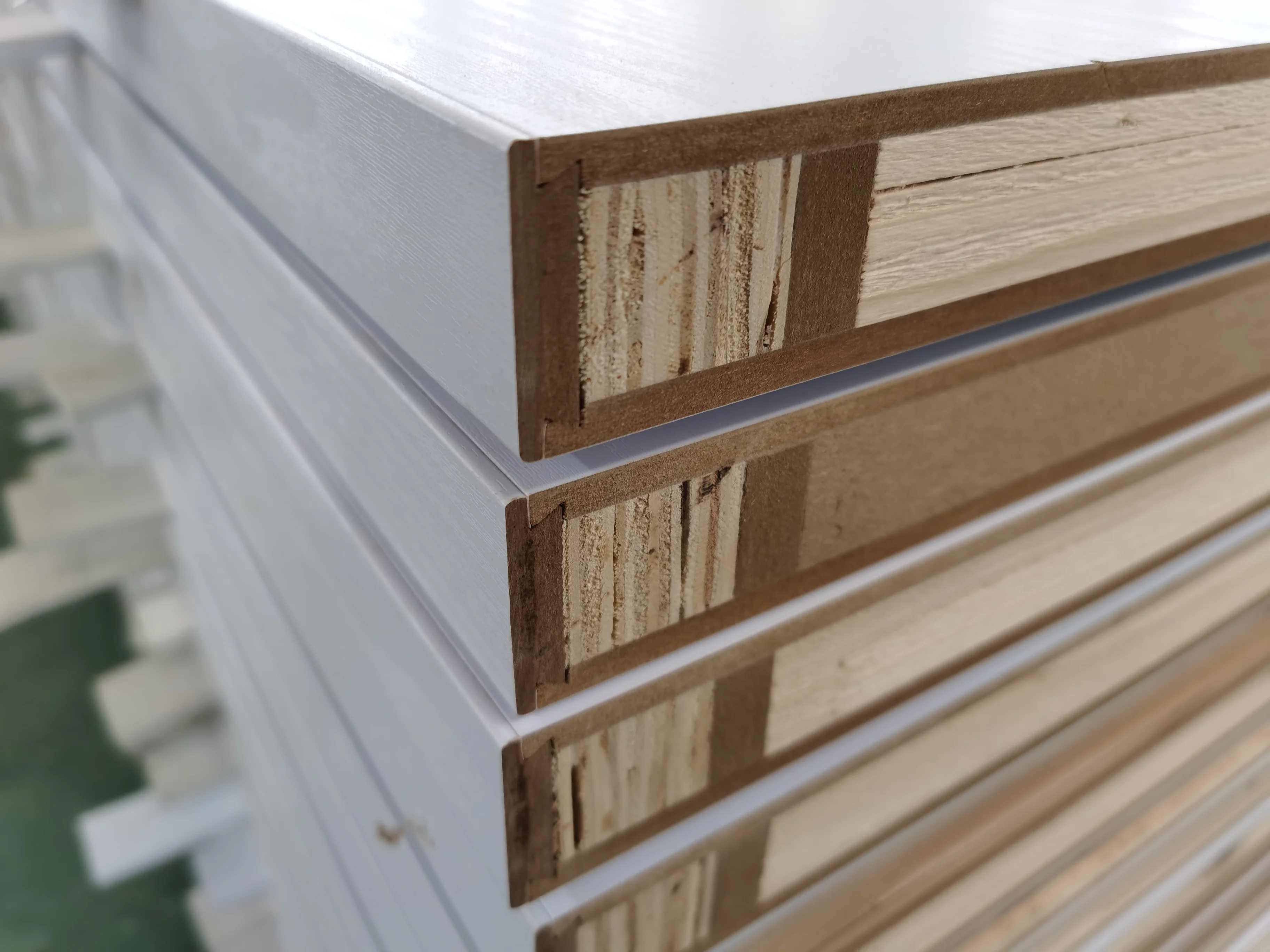 Wholesale PVC Wood Slab Doors for Home & Office Interior Building Material with Factory Price for Office & Factory Use