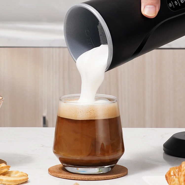 Electric Automatic Electric 4 in 1 Multifunction Milk Foam Machine With Stand Cappuccino Foamer Espresso Steamer Milk Frother