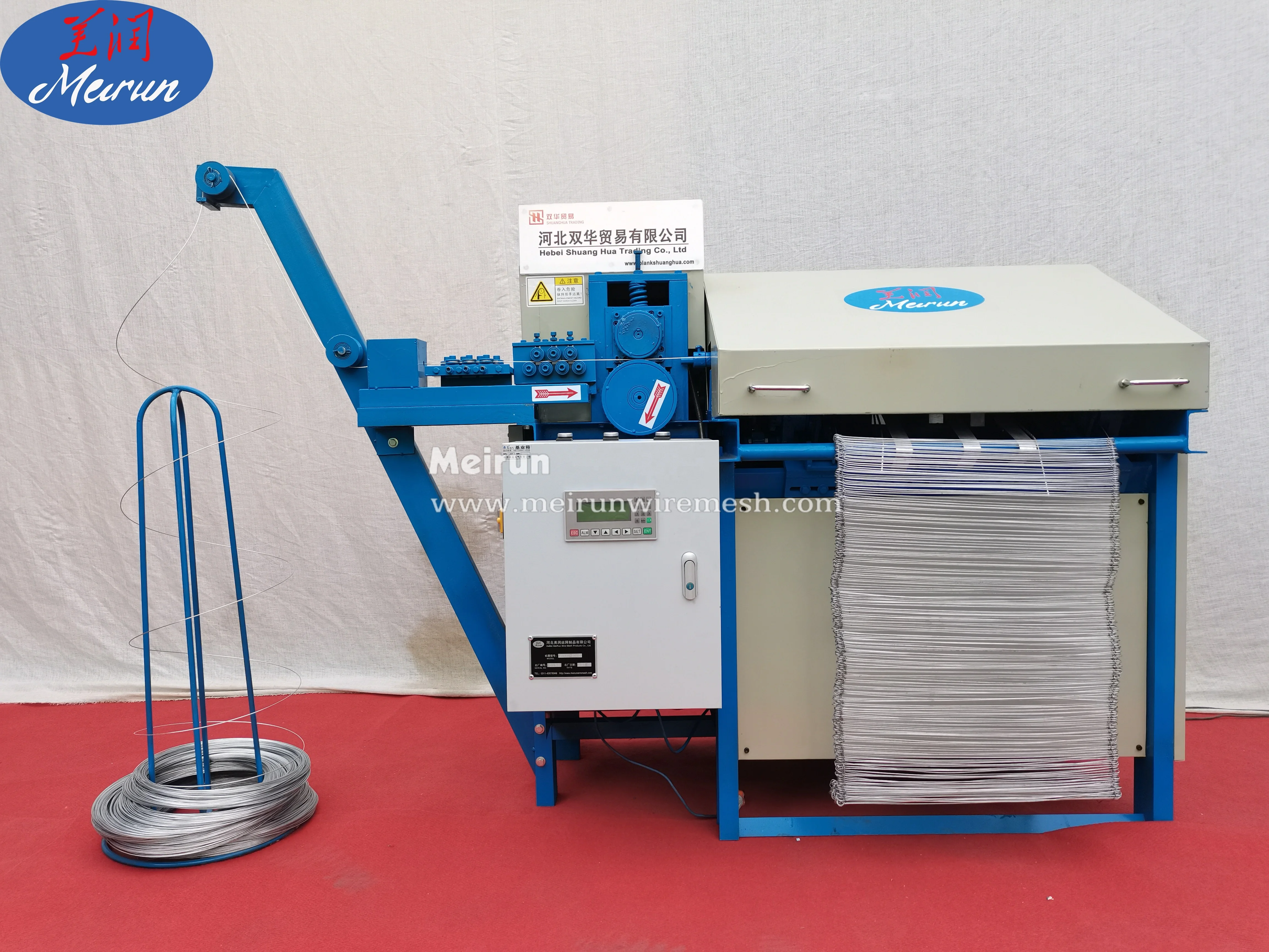 Full Automatic  Galvanized Double  Loop Tie  Wire Making Machine for Rebar Wire Binding Tying Application