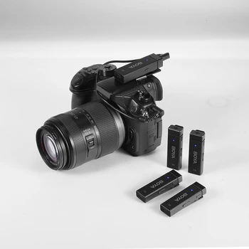 BOYA Four Channel Wireless Mic BY-W4 for Multi People Recording Interview and Vlogs with Smartphone Cameras detail image