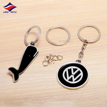 Longzhiyu 15 Years Factory Custom Logo Keychain Car Brand Metal Keyring Fish Key Chain