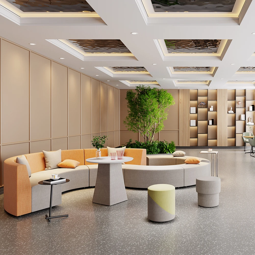 Salon Waiting Chair Parts Public Lobby Waiting Room Benches Sofa Set  Modular Free Combination Seat Sofas