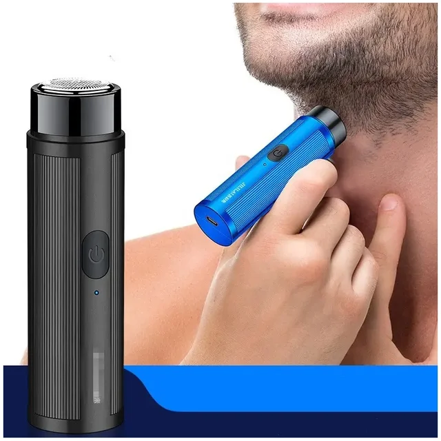 Mini Portable Electric Shaver Multifunctional Strong Powder USB Charging Shavers Waterproof Pocket Razors for Home