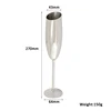 silver 240ml Champagne glass