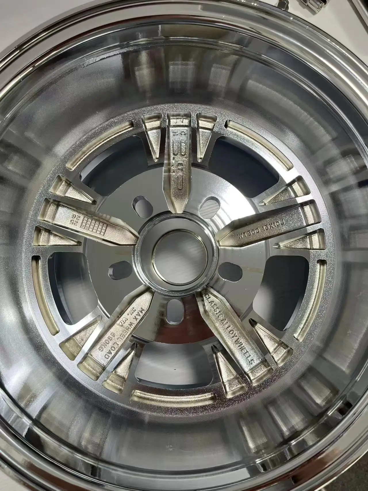 Roda Cragar Série 61C S/S 15X8.0 ET0 5X114.3 5X120.65 5X127