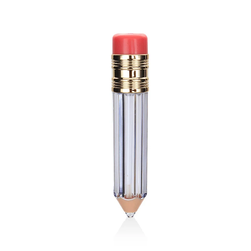 Контейнер для блеска для губ в форме карандаша, тюбик для губной помады под заказ, уникальный тюбик для блеска для губ, губной материал по заводской цене