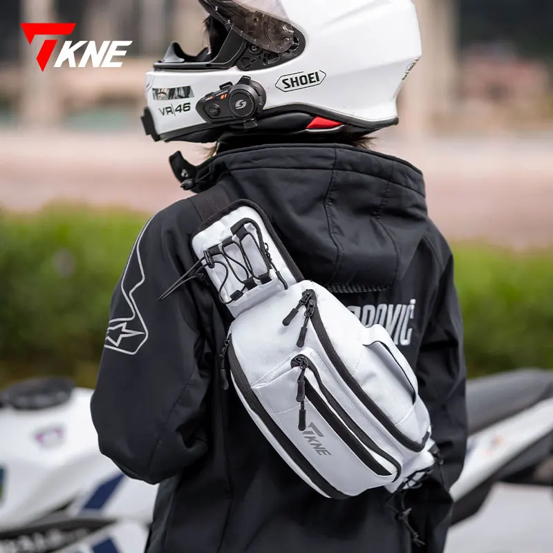 Waterproof Reflective Sports Chest Bag for Motorcycle Riding