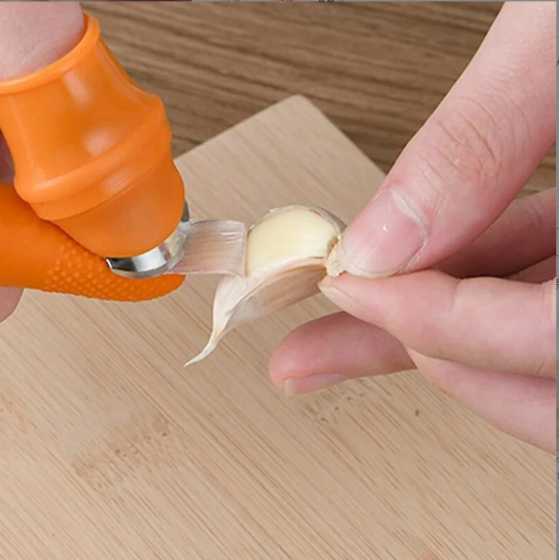 Garden Silicone Kitchen Wares Thumb Knife Professional Picking Cutting Vegetables Fruit Finger Protector