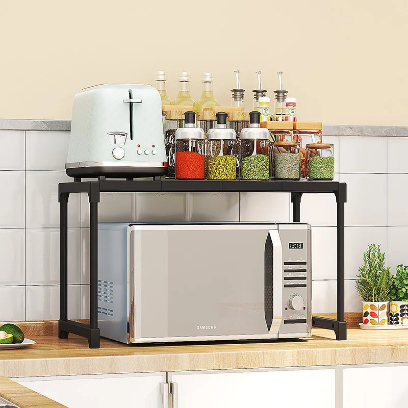 Microwave Countertop Rack Microwave Oven Rack - Efficient Countertop Storage