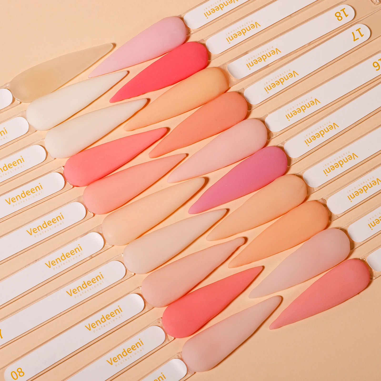 Vendeeni Acrylic Powder Pigment In Bulk Custom Logo Acrylic Nail Powder