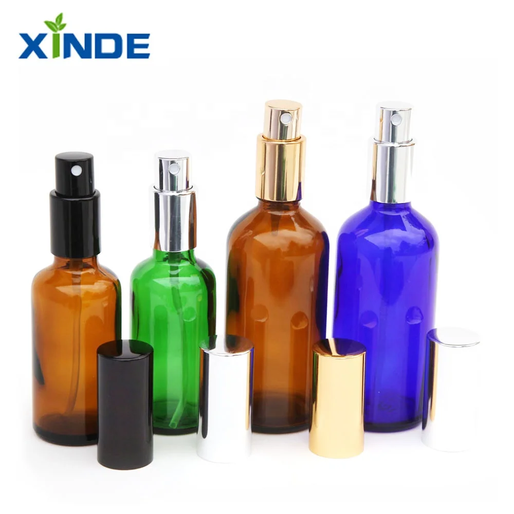 Aluminum Fine Facial Mist Perfume Pump Sprayer glass bottle