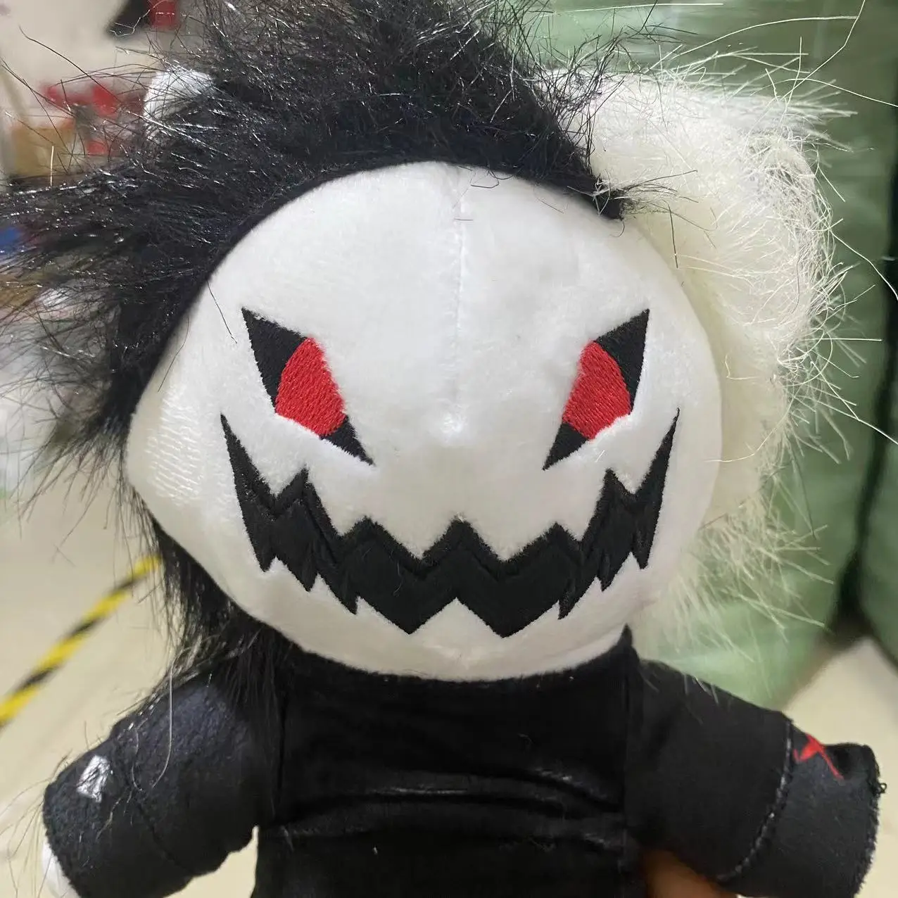 Zxc Cat Plush Toy - Scary Bared Teeth Halloween Horror