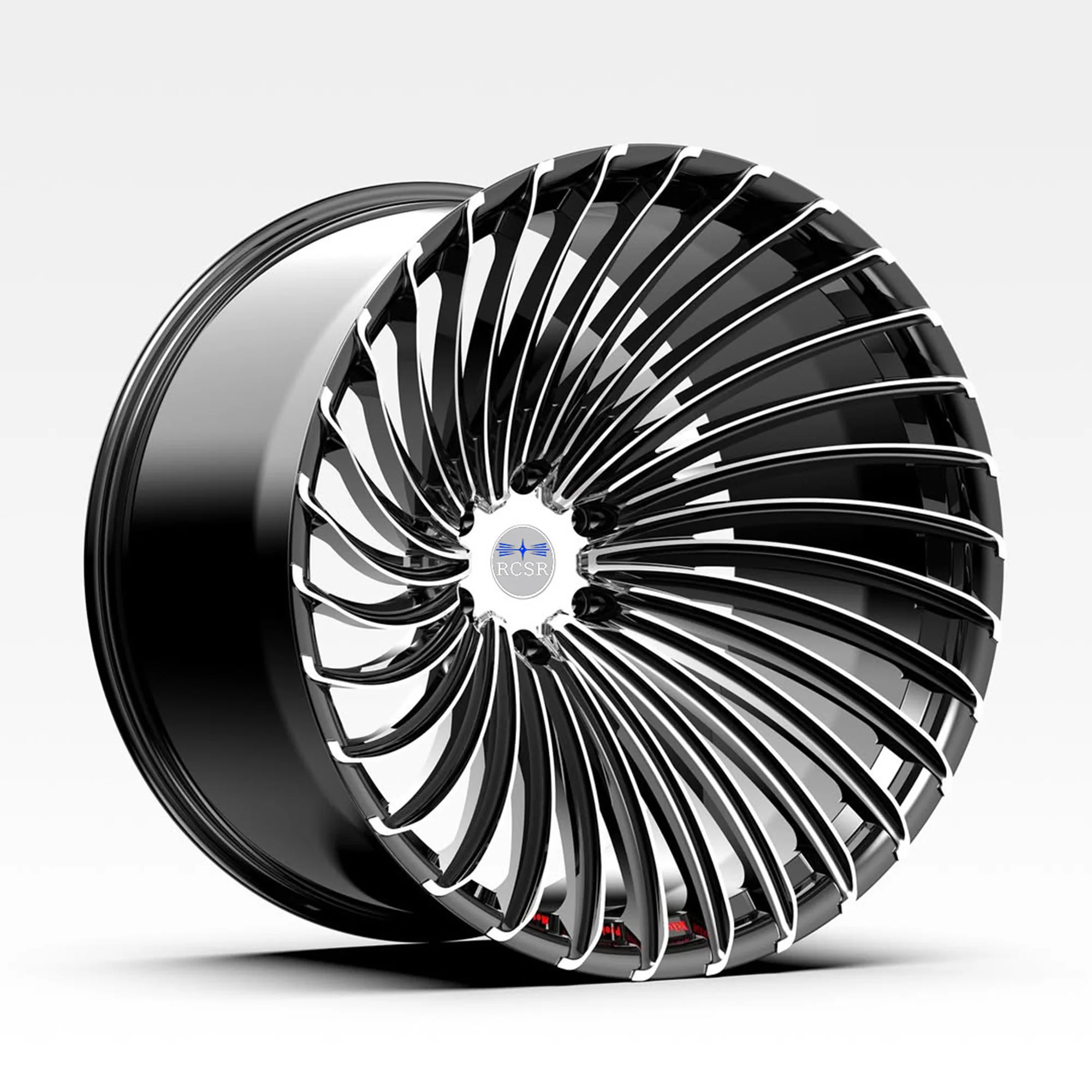 Rcsr New Custom 17 18 19 20 21 22 Inch Car Rims Deep Concave Aluminum Alloy Forged Wheels 5x120