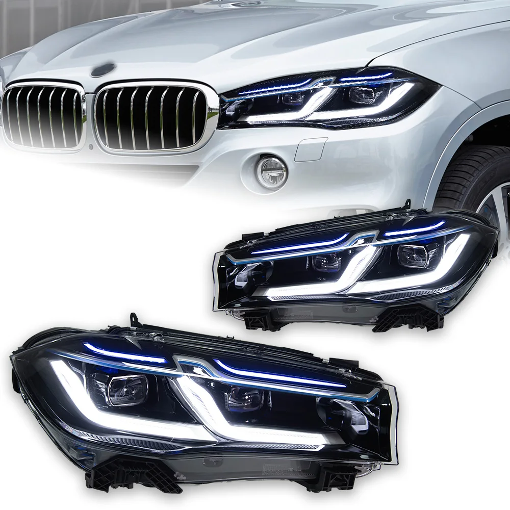 LED Headlights for BMW X5 X6 F15 F16 2014-2018 - 72W D2R