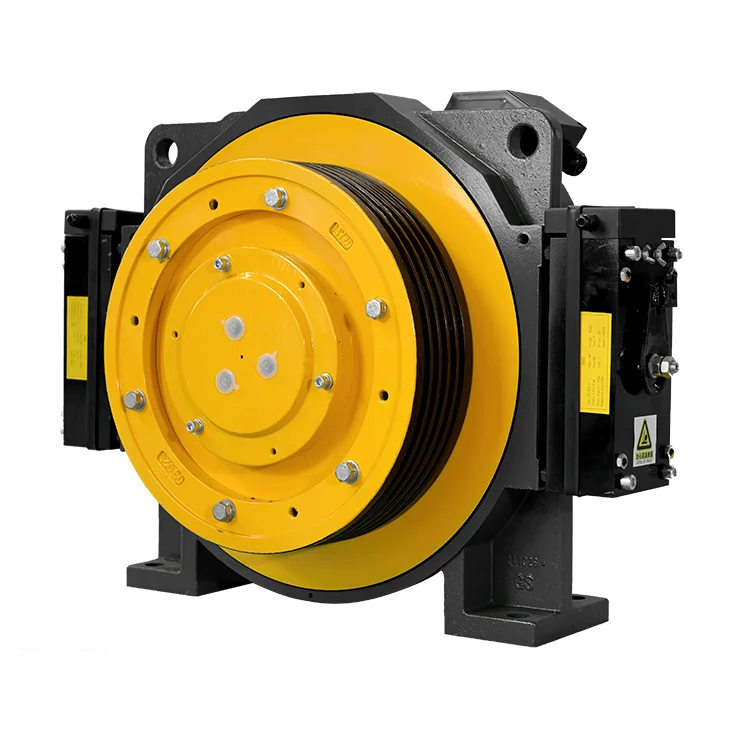 Lift Parts 1000kg Load Elevator Gearless Traction Machine WHY2T0
