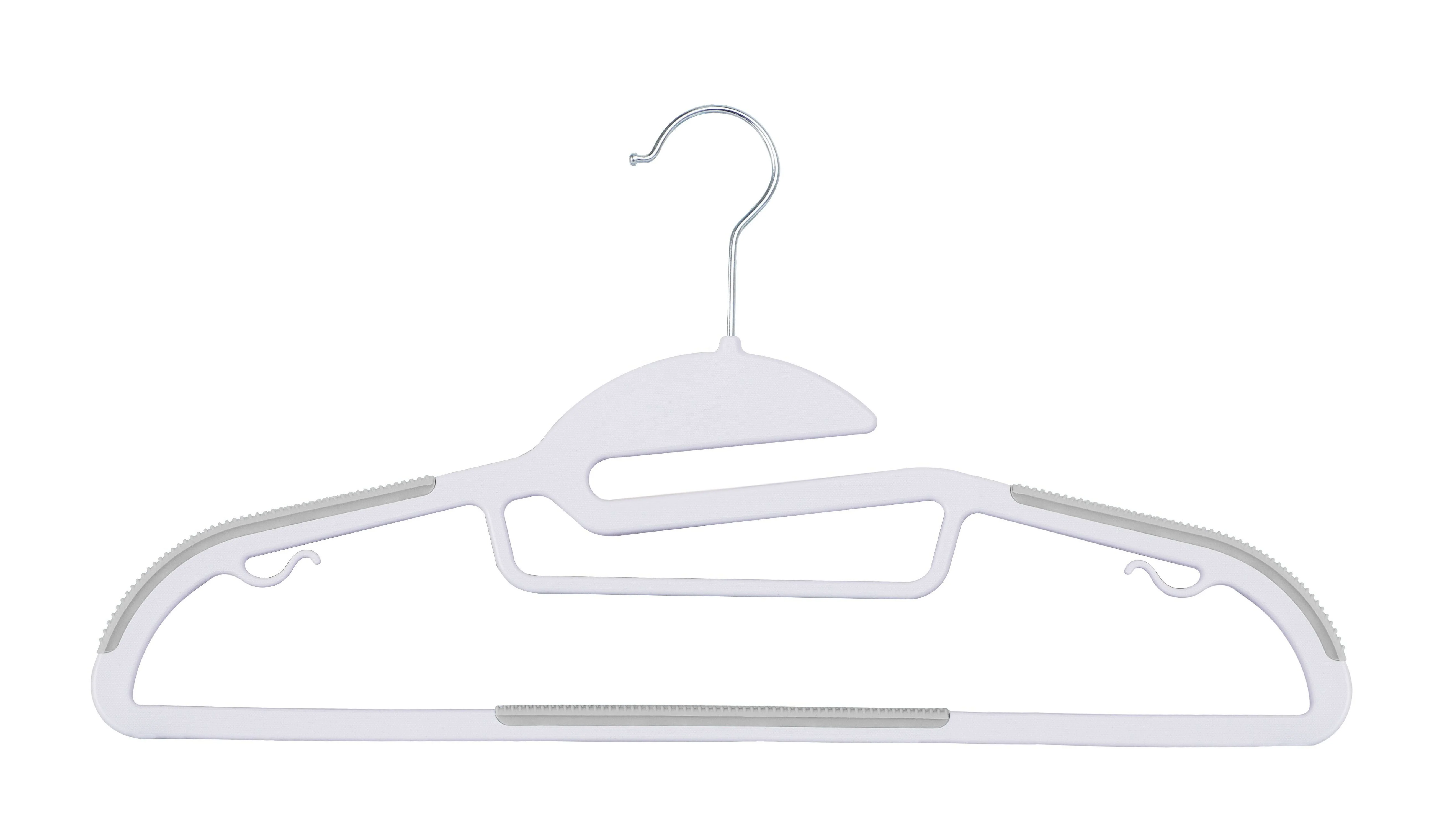 ANQI 2022 Amazon Hot salable Non Slip Heavy duty Adult Plastic Cloth hanger