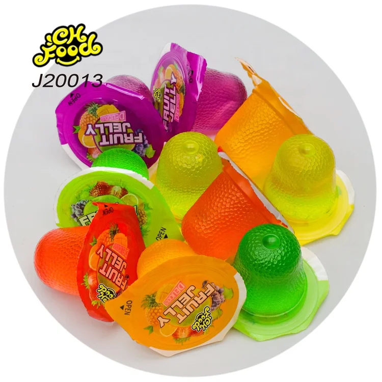 Wholesale and OEM Mix Fruit Flavor 50pcs Small Jelly Pudding Cup Sweet Snack Food