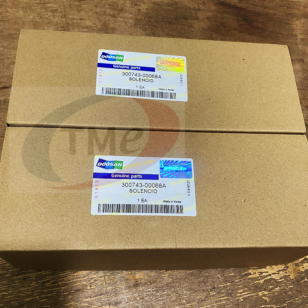 65.25900-6006A 24V Shutdown Solenoid Valve 300743-00068A 300743-00068 Fits for DAEWOO DOOSAN D1146T P158LE P180LE P222LE