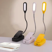 Tri-color Dimming Rechargeable LED Reading Lamp Eye Protection Desk Lamp with Magnet for Piano Player Kids Use in Indoor Room