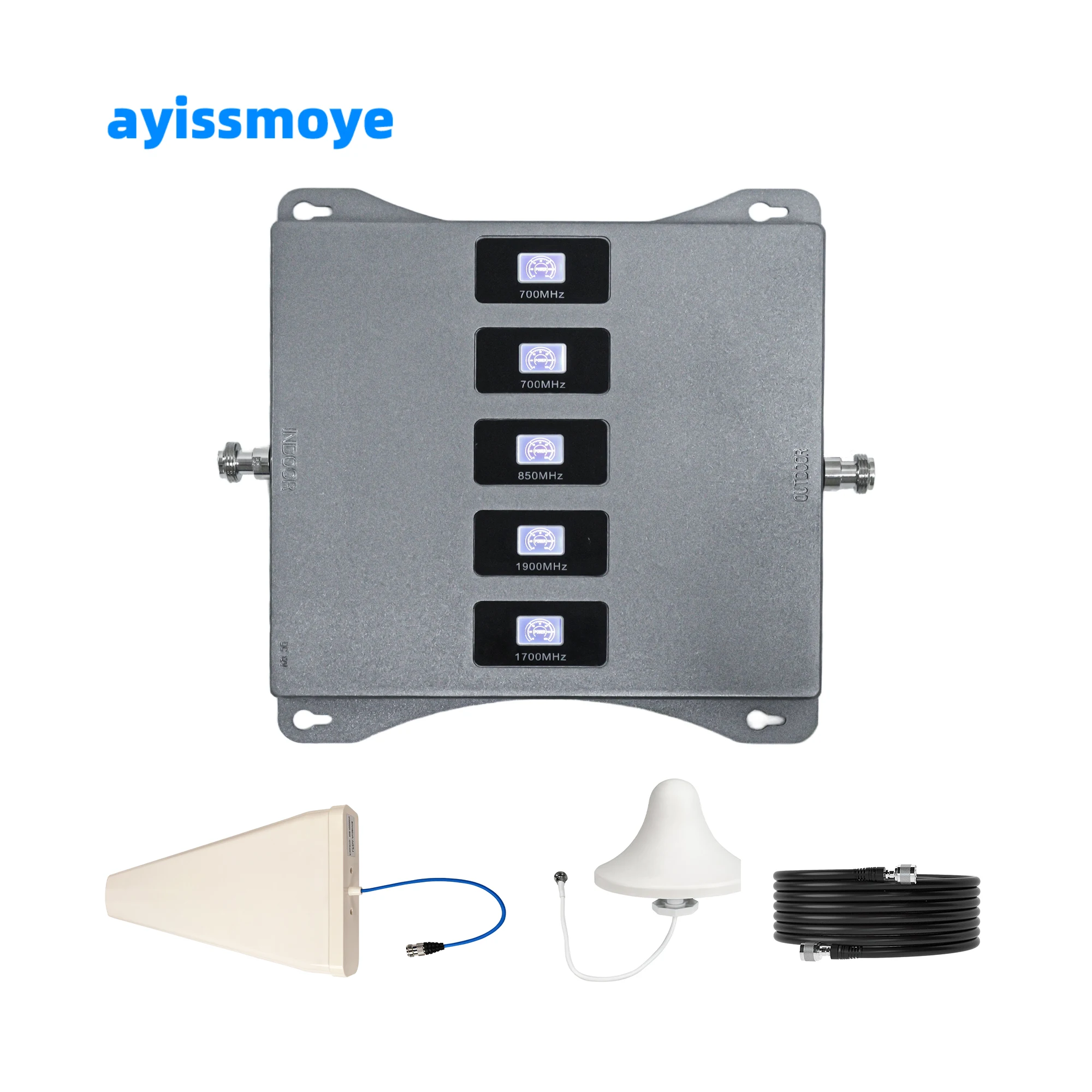 Amplificador de señal celular 5G de bandas 1700/1900MHz