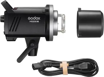Godox-MS200V MS200-V LED Studio Flash 200W LED Light 2.4G GN53 5600K CCT with LED Modeling Lamp Bowens Mount Power Stability detail image