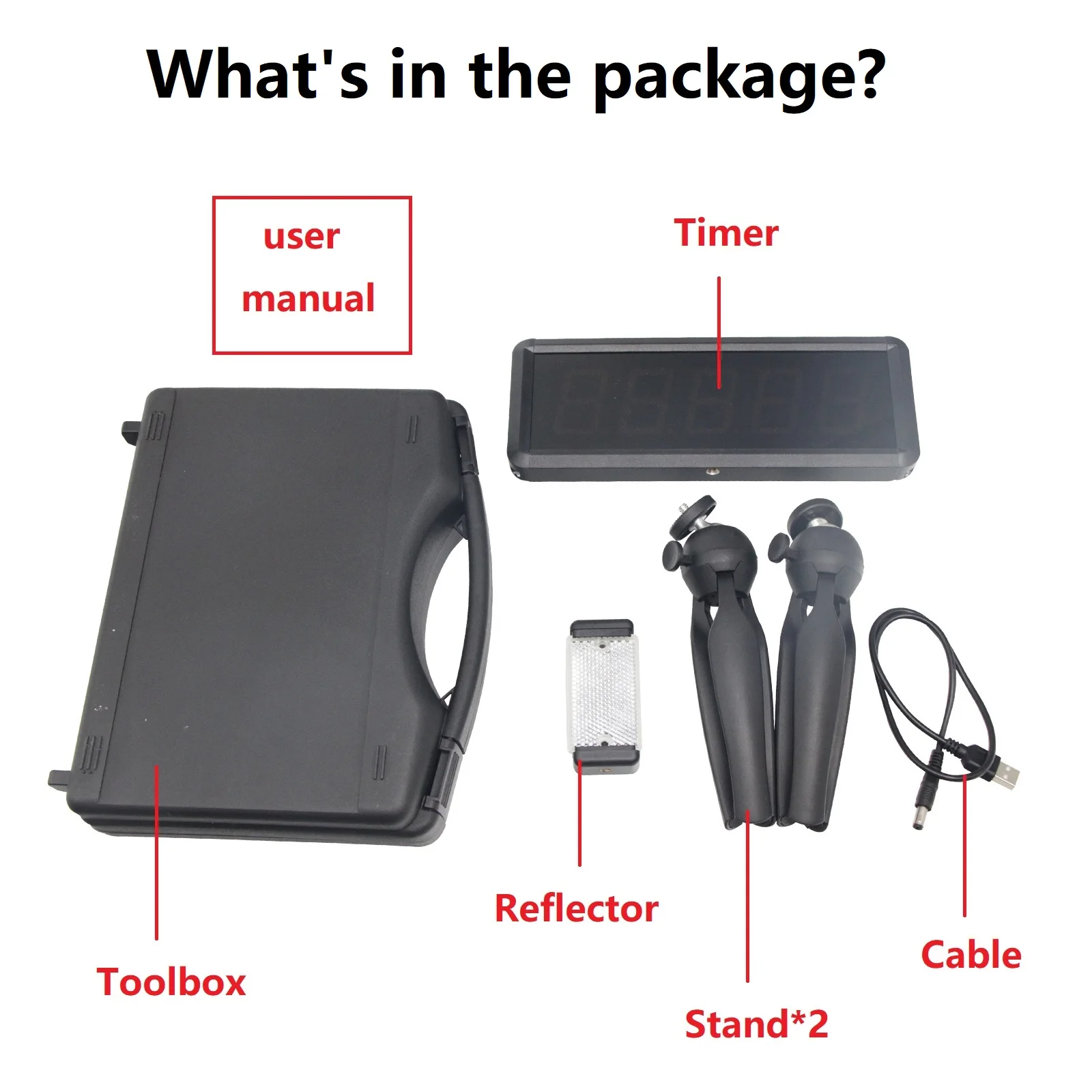 YZ Race Version Wireless Laser Timer for Speed Track and Field Running  Sport Motorcycle Bicycle Infrared Sensor Induction Timing