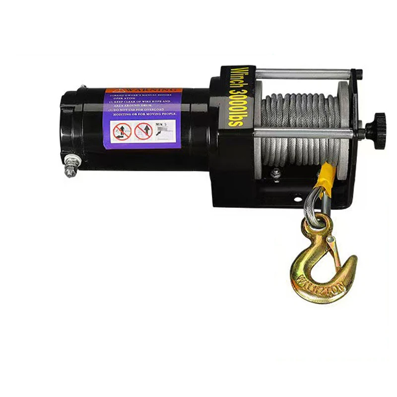 Электрическая Автоматическая Лебедка 12V 24V 2000Lbs электрическая лебедка