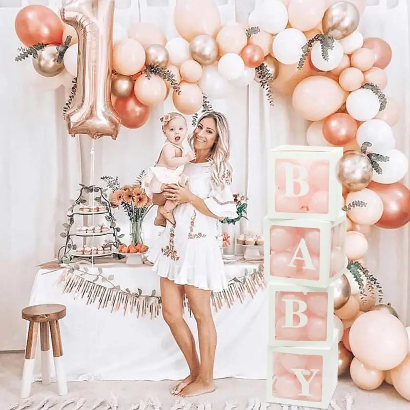 Decorazioni Compleanno Ragazze, Striscione Rosa Con Palloncini In Alluminio E Lattice, Kit Farfalle E Coriandoli