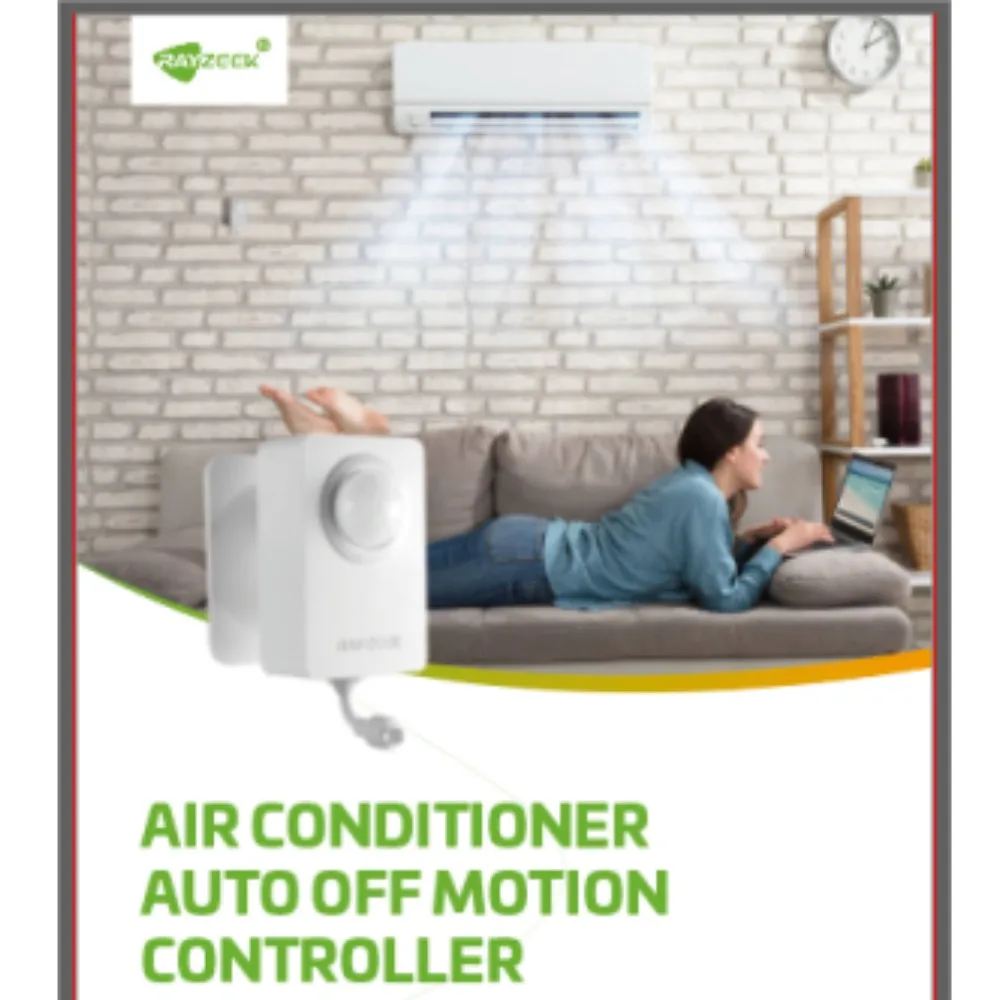 Rz050 Motion Sensor For Air Conditioner Auto Off Wireless Battery Powered Motion Sensor