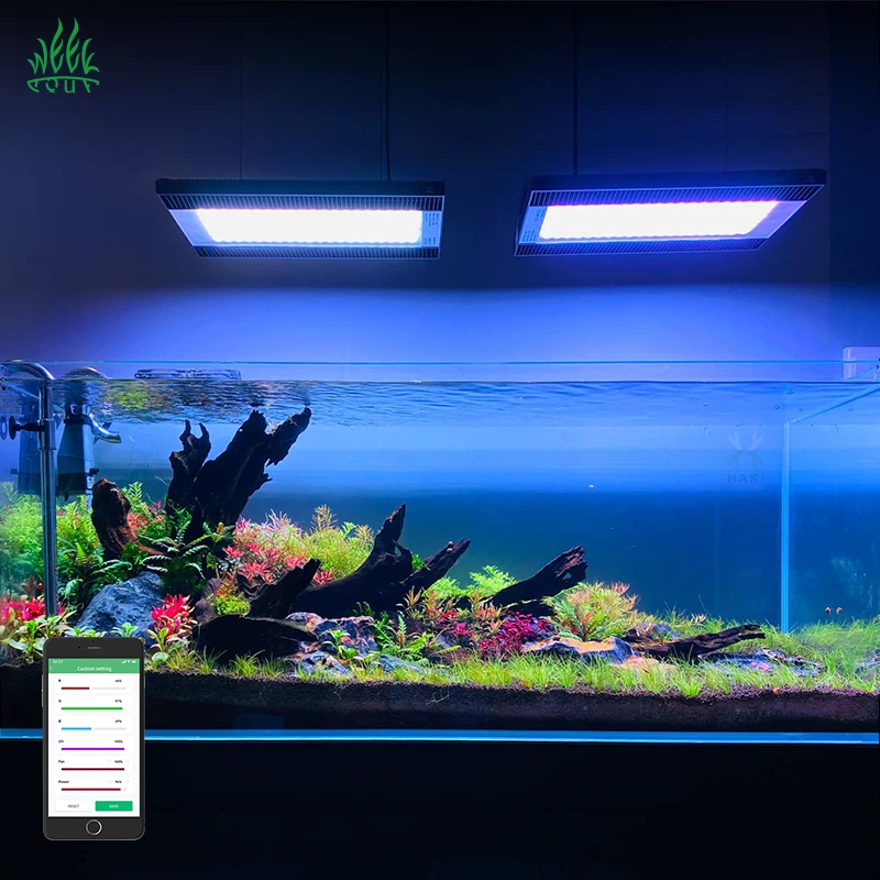 WEEKAQUA ARK RGB ADA Solar APP Control Led Aquarium Light for Freshwater  Aquatic Aquarium Aquascape tank Led Lights