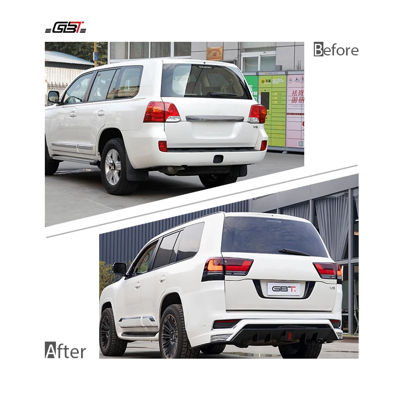 GBT LC200 to LC300 WALD Model Accessories Bumper No Cut Headlight Grill Fender Parts for 2008-2020 Toyota Land Cruiser 200